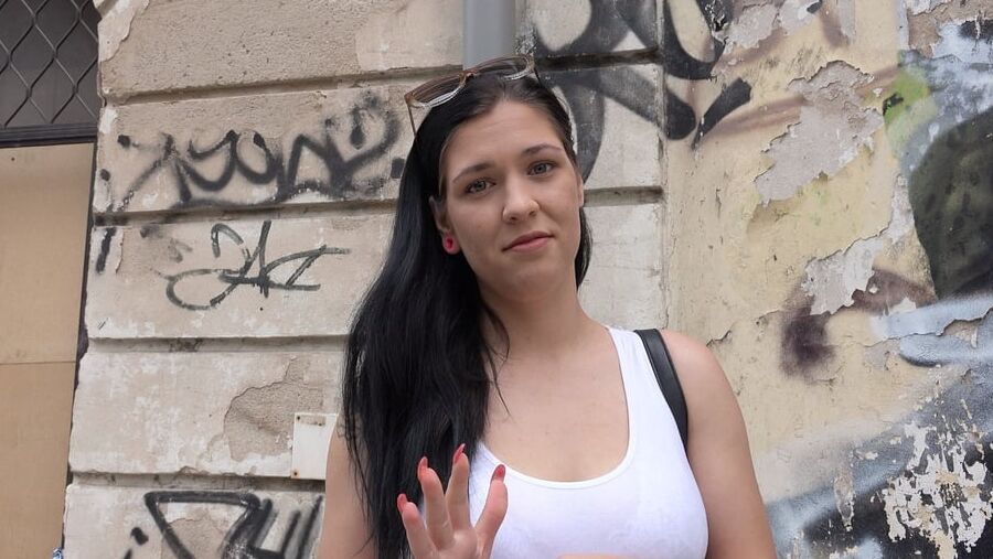 GERMAN SCOUT - BIG FLOPPY TITS TEEN SARAH PICKUP AND FUCK