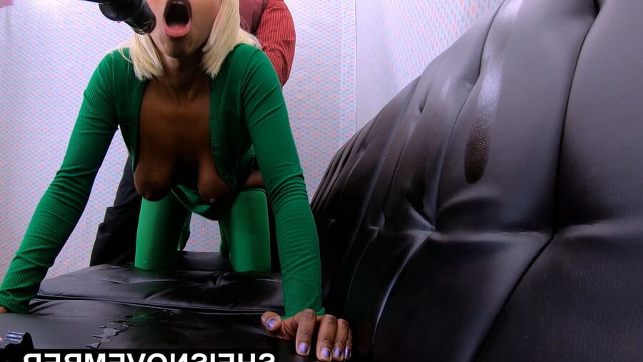 BDSM Black Ebony Titties Nipples Areolas Natural Hangers HD
