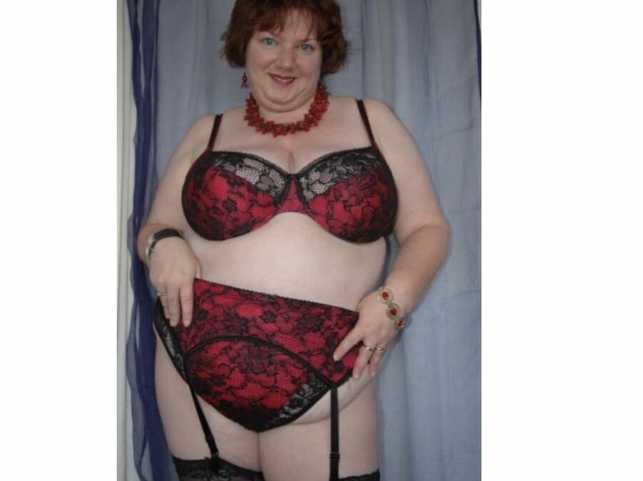 Chrisg Red &amp; Black Lingerie