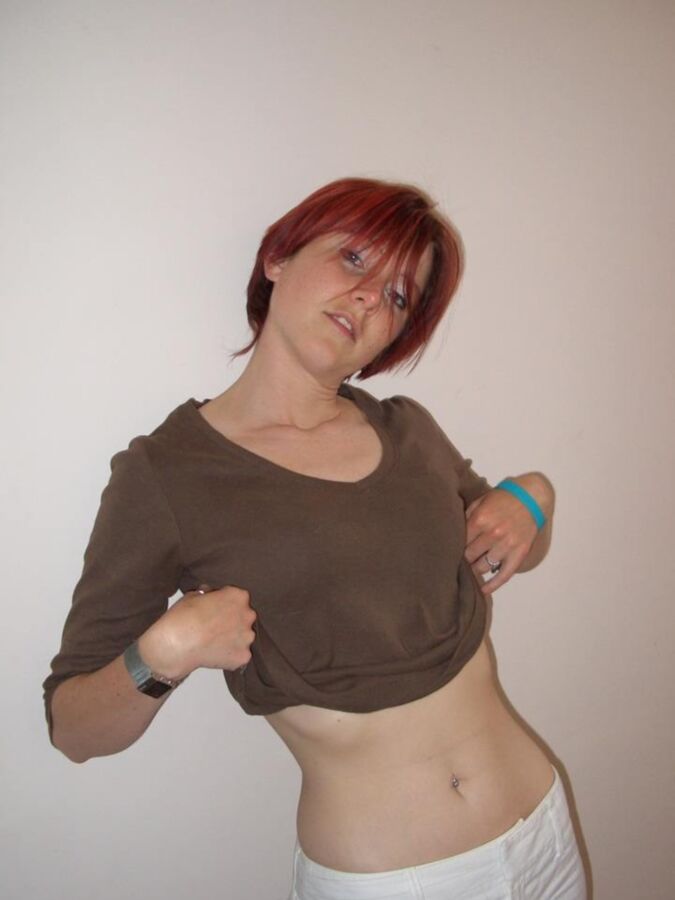 Maja Amateur wife with rasta hair posing and playing