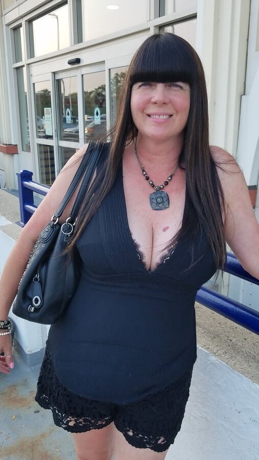 What I wore out last night.