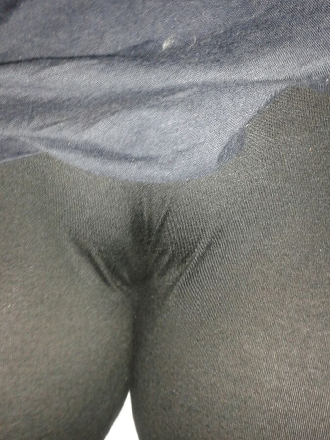 Shiny Spandex Ass and Camel Toe