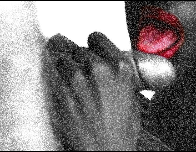 Rote Lippen