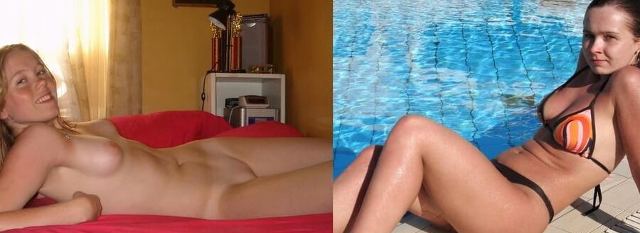 With and without clothing