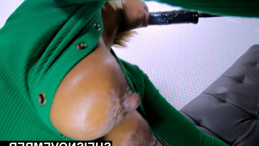 BDSM Black Ebony Titties Nipples Areolas Natural Hangers HD