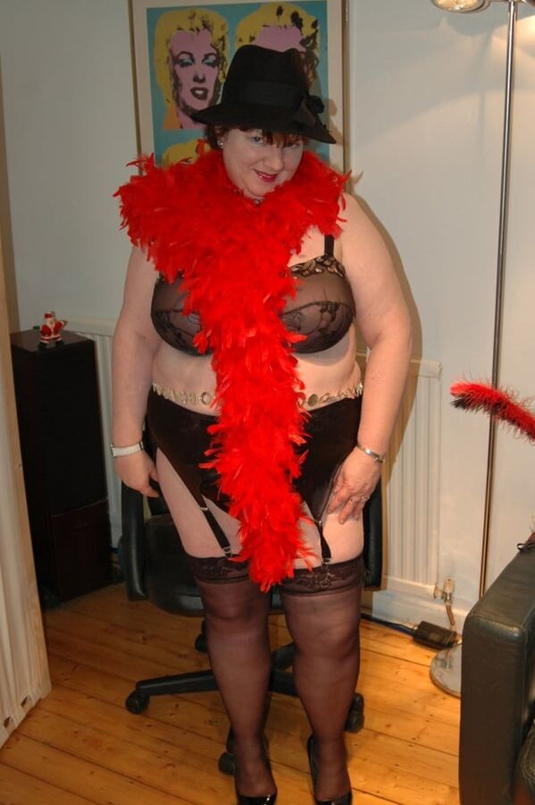 Chrisg Red &amp; Black Lingerie