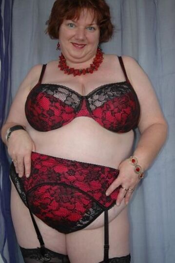 Chrisg Red &amp; Black Lingerie