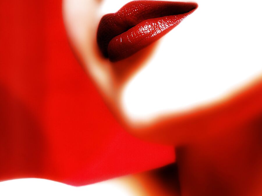 Rote Lippen