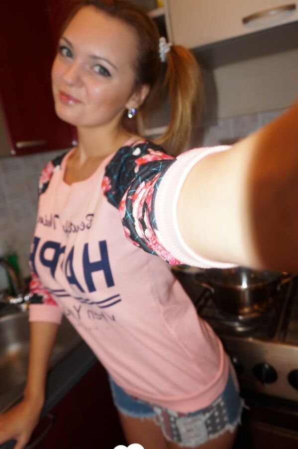 Cutie loves to flash her natural boobs