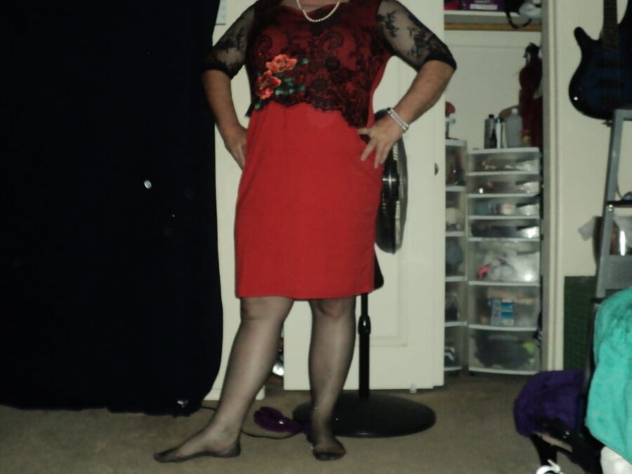 new dress and other outfits and wedge heels and cage heels