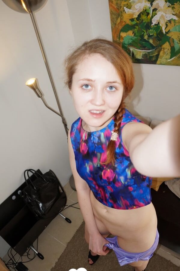 Petite teen being naked in the locker room