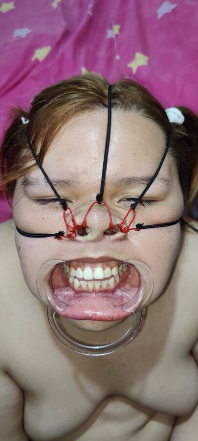 Face bondage Nose hook