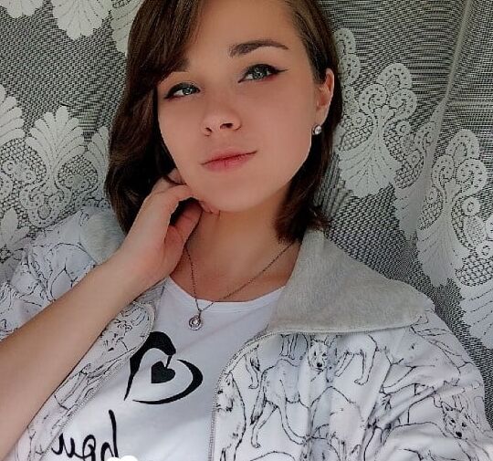 Cute teen loves wearing various black stockings