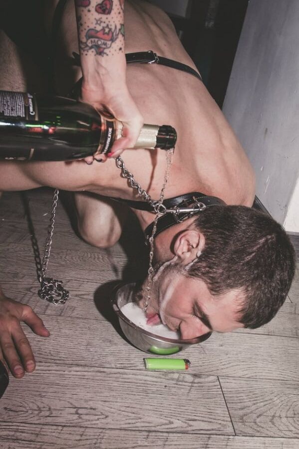 Have a fun evening with slaves