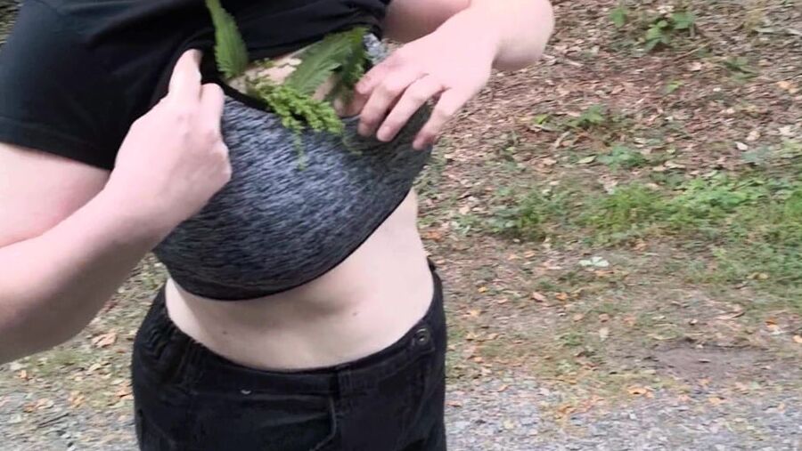 Nettles and other stuff in my bra and slip
