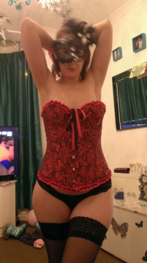 Red corset