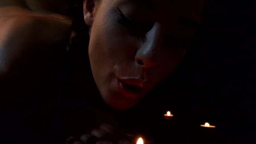 Hot Wax Fetish Bondage and Masturbation with Spanish Teen