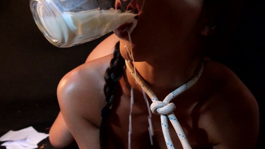 Hot Wax Fetish Bondage and Masturbation with Spanish Teen