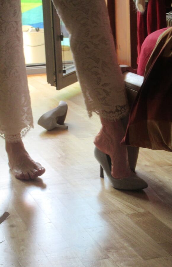 new wedding shoes of Cinderella
