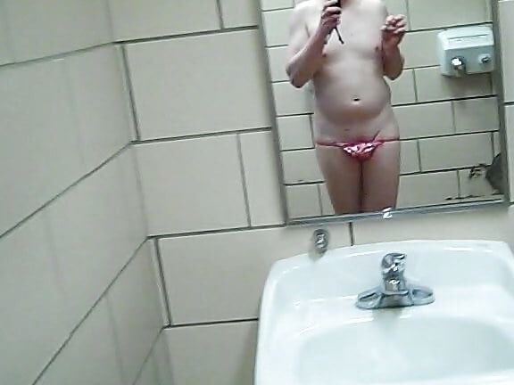 Abby The Sissy goes to the truckstop