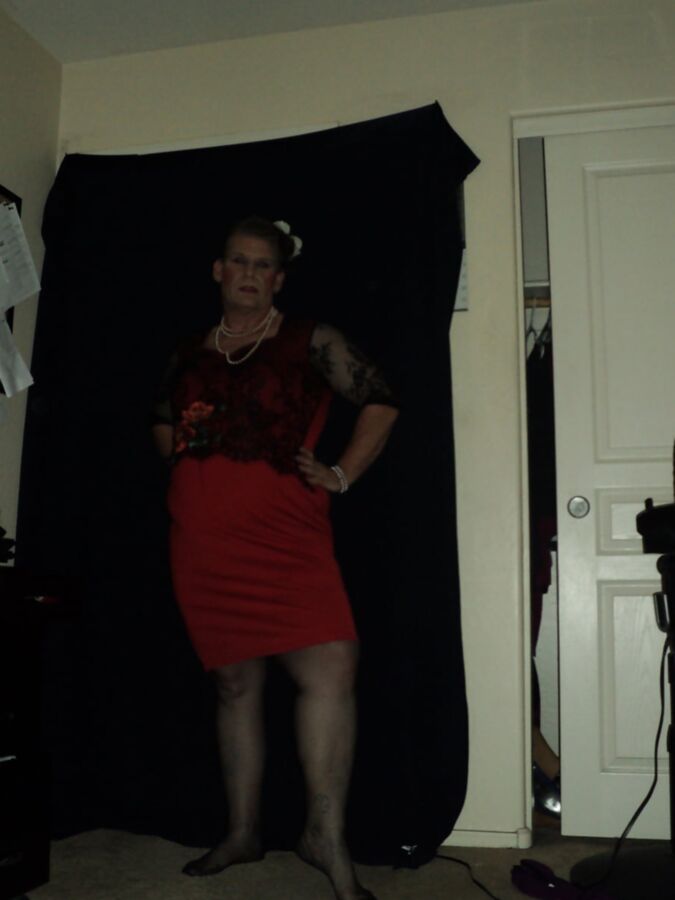 new dress and other outfits and wedge heels and cage heels