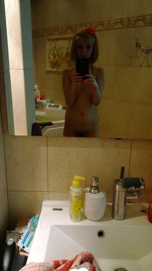 Cute teen is proud of her hot body