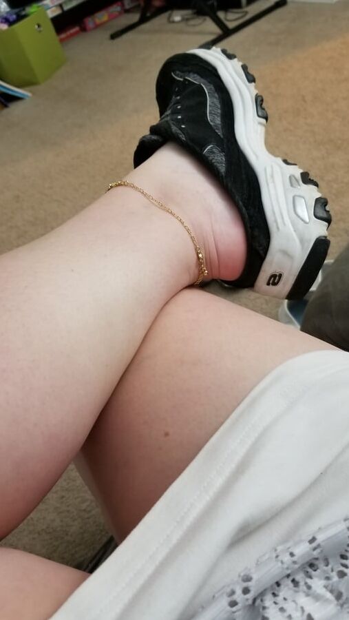 Playing in my shoe closet pretty feet heels flats milf wife
