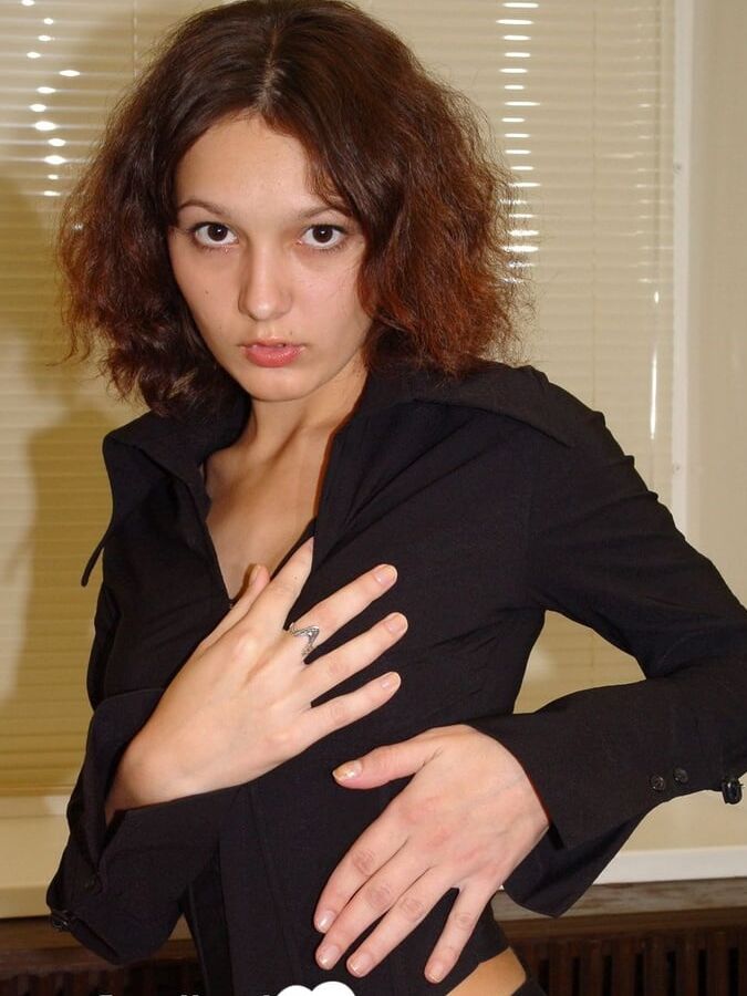 Curly babe cannot have enough of her dildo