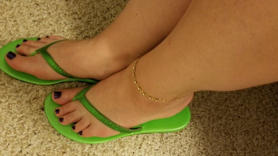 Playing in my shoe closet pretty feet heels flats milf wife