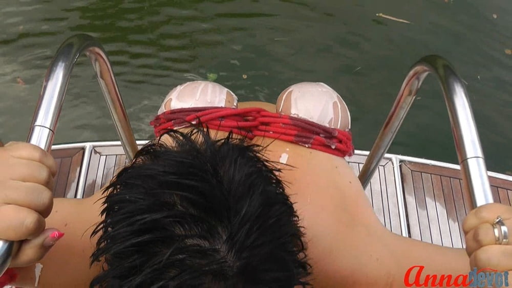 Annadevot - Boat Special: tits tied and waxed