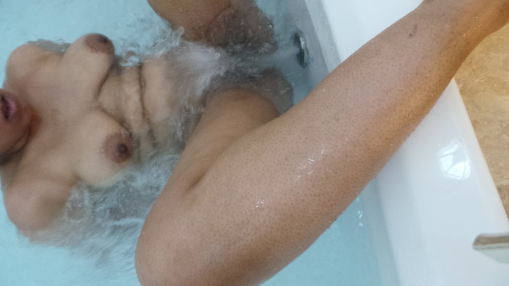 In the hot tub