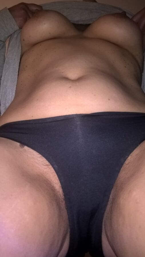 Hairy JoyTwoSex - Black Panties