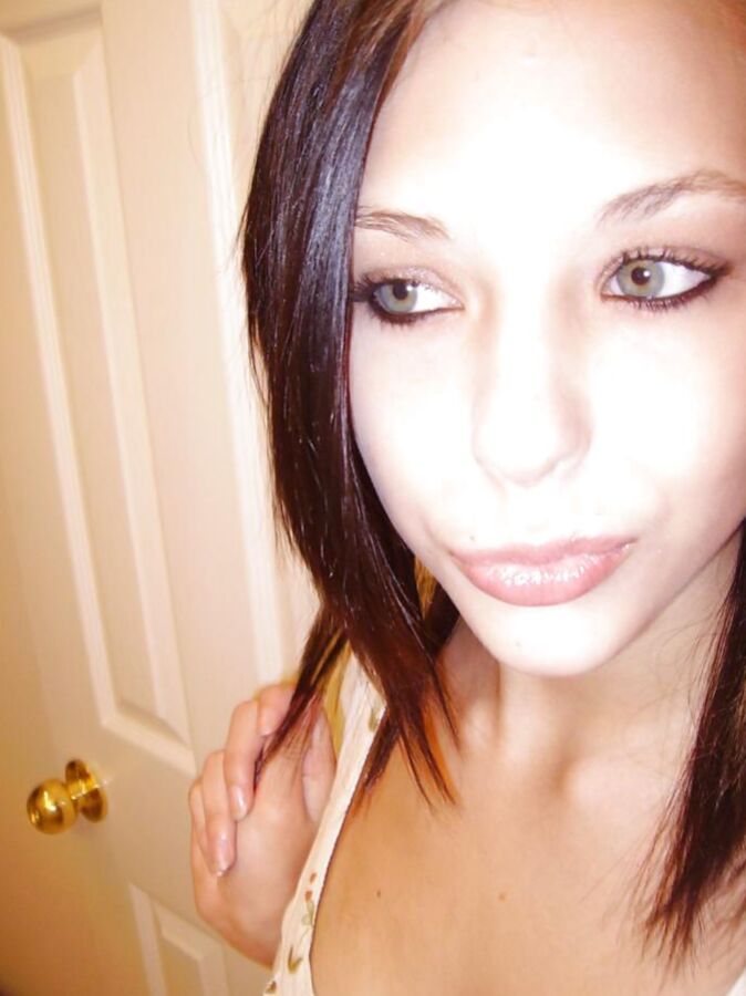 Posing in front of an amateur video shoot