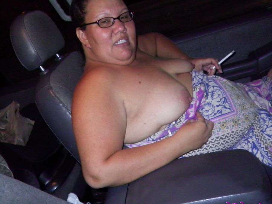 BBW Wife Flash and Tease