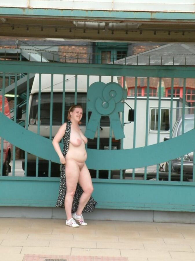 Showing my tits in public