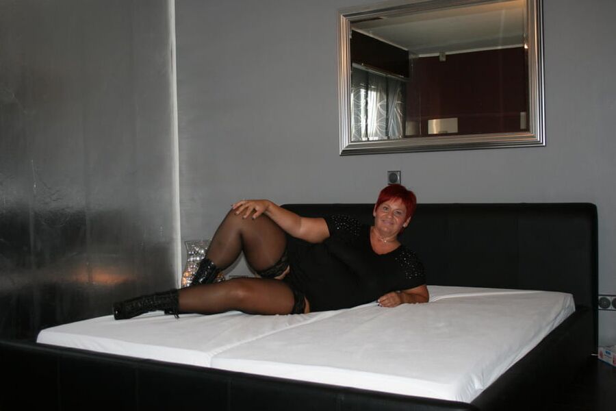 Posing in front of an amateur video shoot