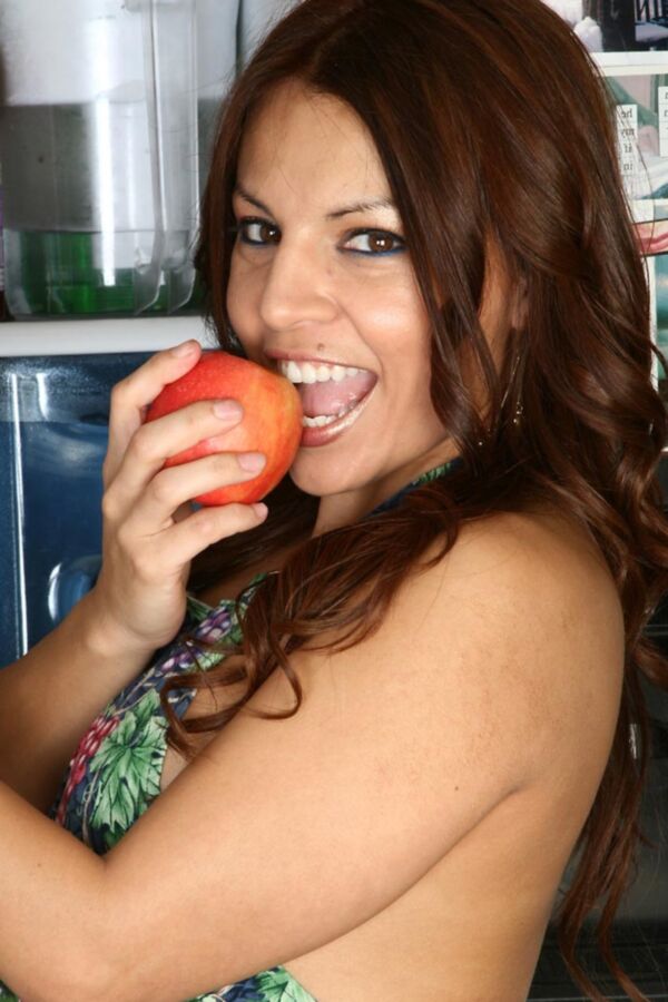 Having fun in the kitchen