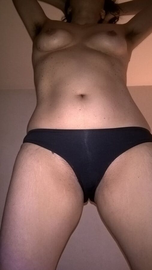 Hairy JoyTwoSex - Black Panties
