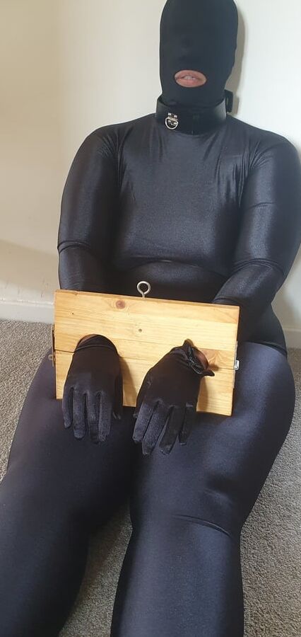 Cuffed Lady Gimp