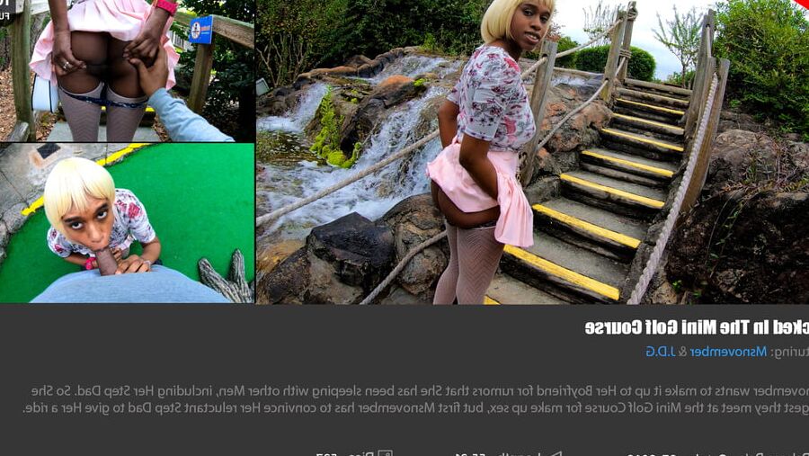 Sheisnovember Young Black Girl Fucked Mini Golf Course