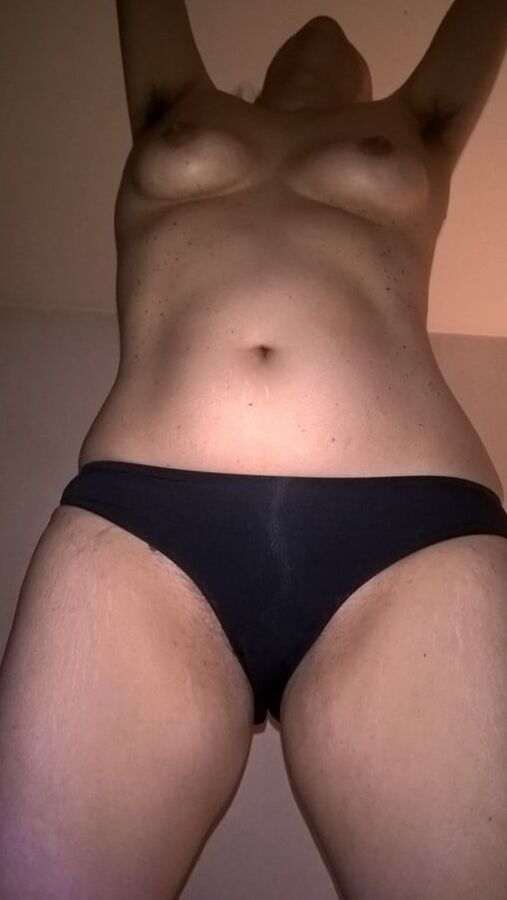 Hairy JoyTwoSex - Black Panties