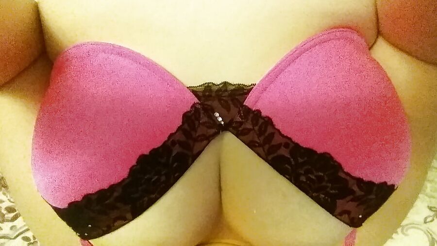 Black &amp; Pink Bra and Panties