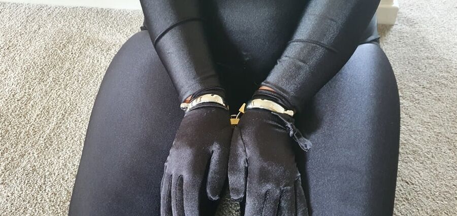 Cuffed Lady Gimp