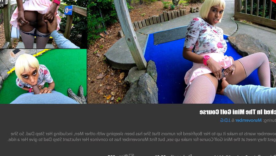 Sheisnovember Young Black Girl Fucked Mini Golf Course