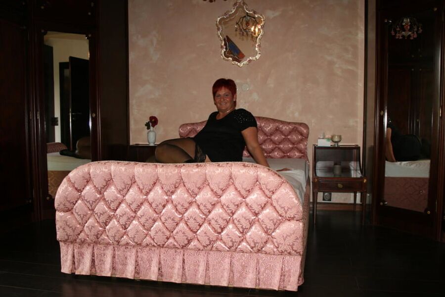 Posing in front of an amateur video shoot