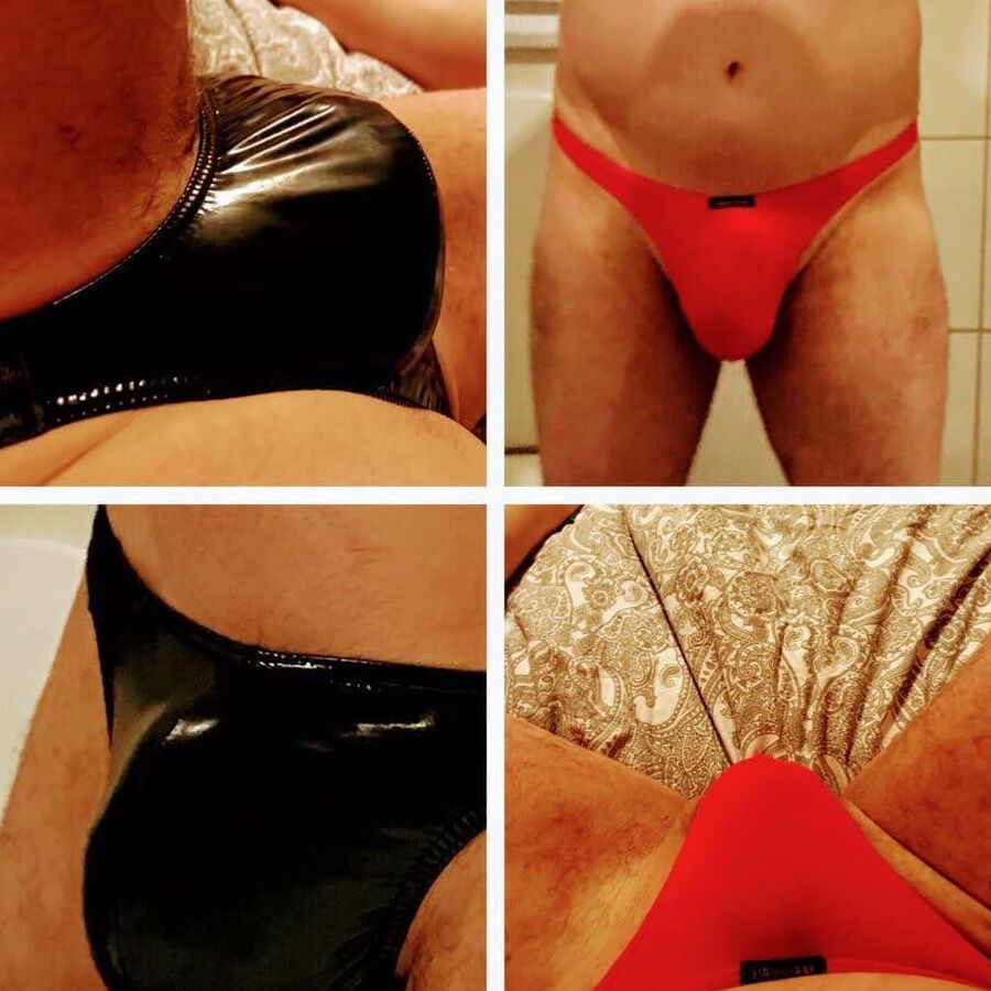 We love wet, oily wetlook latex looks and hot lingerie