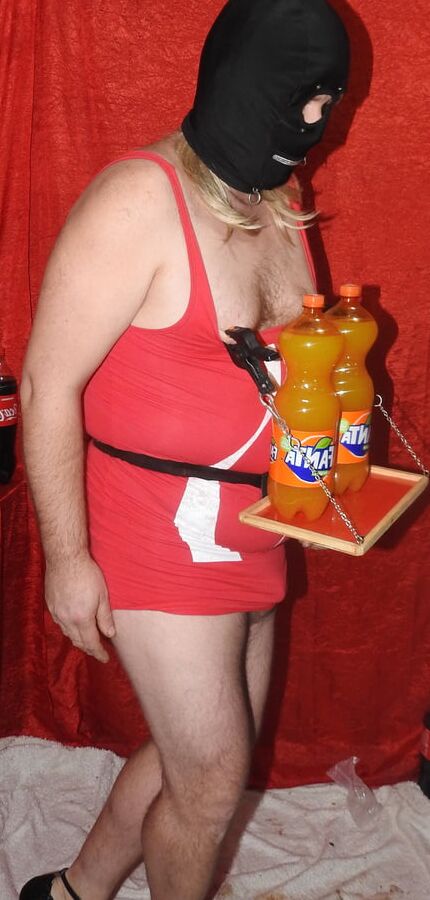 Sissy Maid Served Soda