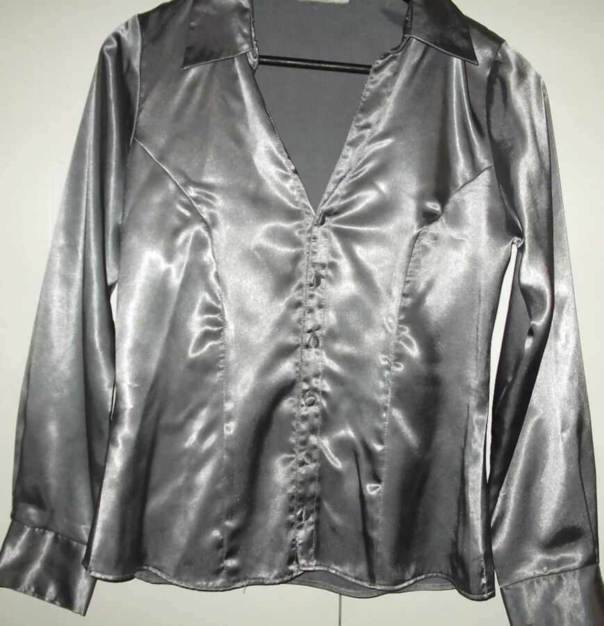 Silk and satin blouses