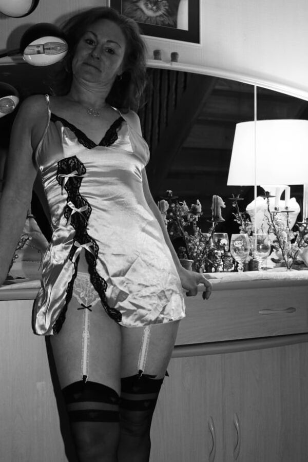 Satin nightie for Caro