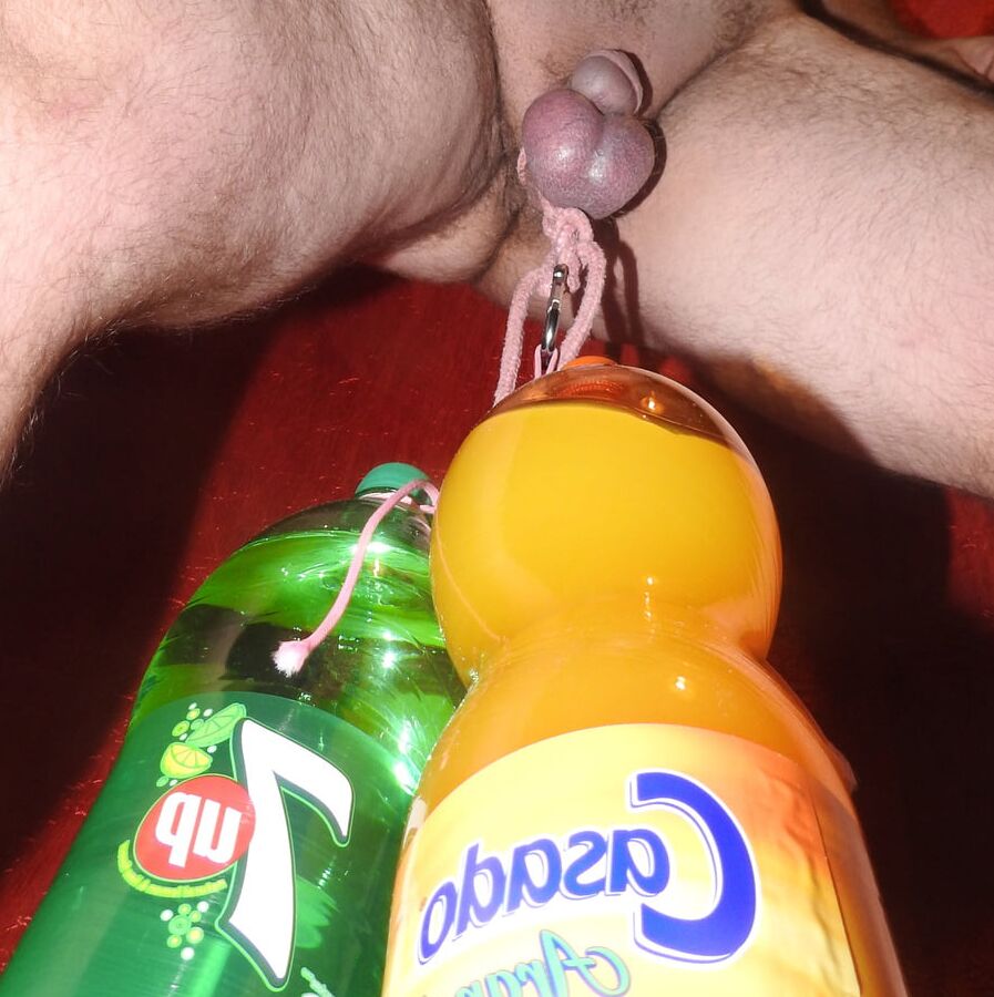 Bottle Play with my Balls